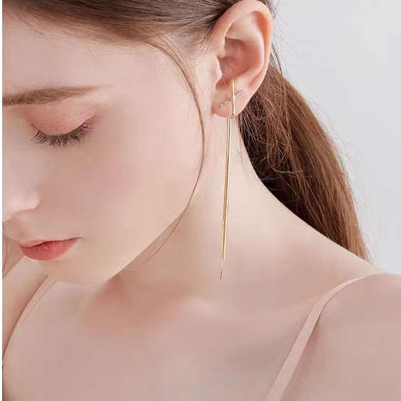 Khuyên Tai Tua Rua Dáng Dài Phong Cách Thời Trang Mùa Hè Năm