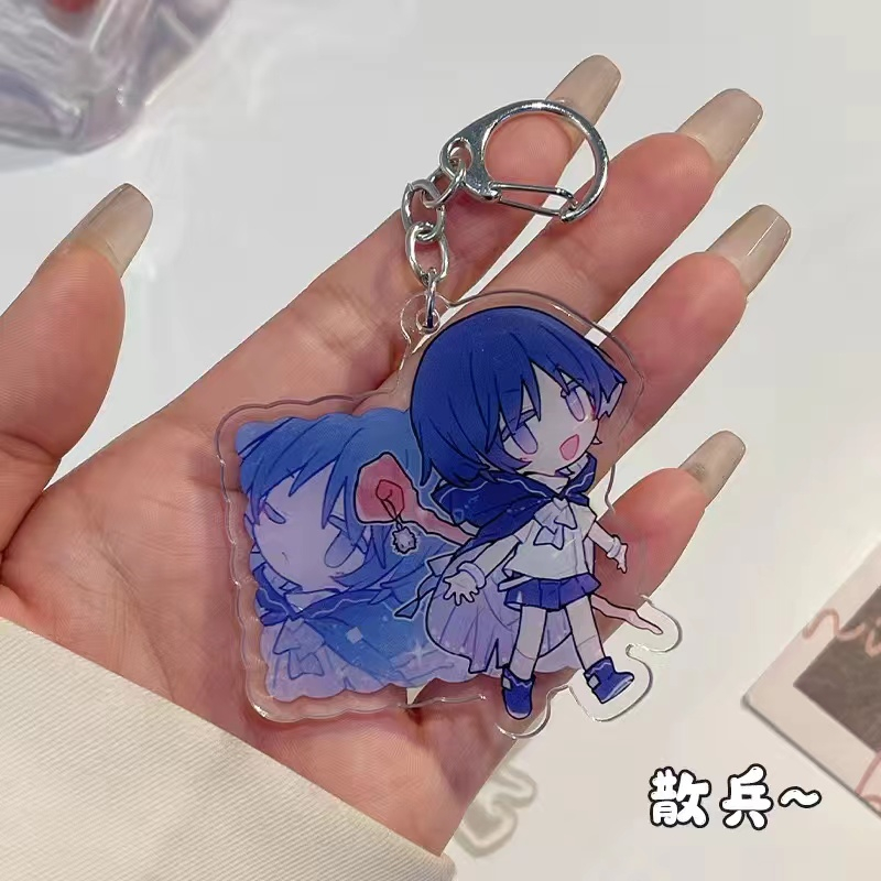 Móc Chìa Khóa Bằng Acrylic In Hình Genshin Va Chạm HutaoTighnari Xiao Wendy Zhongli
