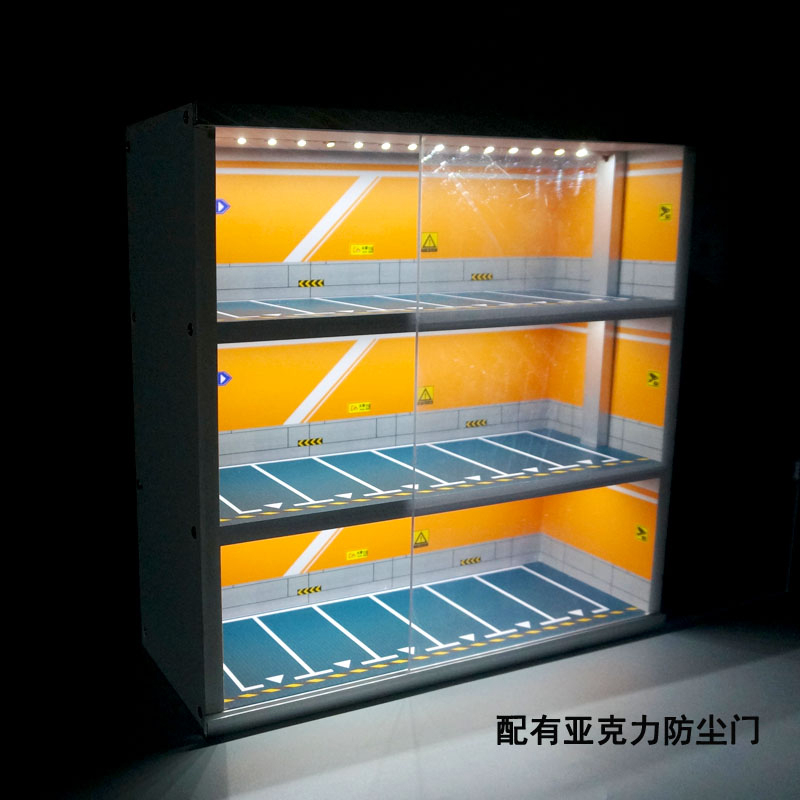 Mô Hình Xe Hơi Diorama Có Đèn LED Chống Bụi Tỉ Lệ 1 / 64