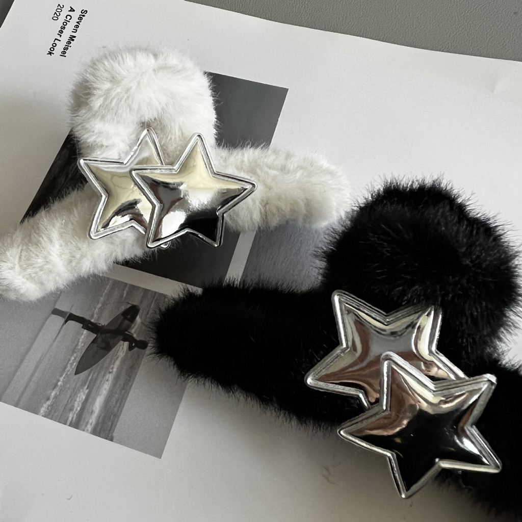 Kẹp Tóc Hình Ngôi Sao Lấp Lánh Dễ Thương Cho Nữ Y2K