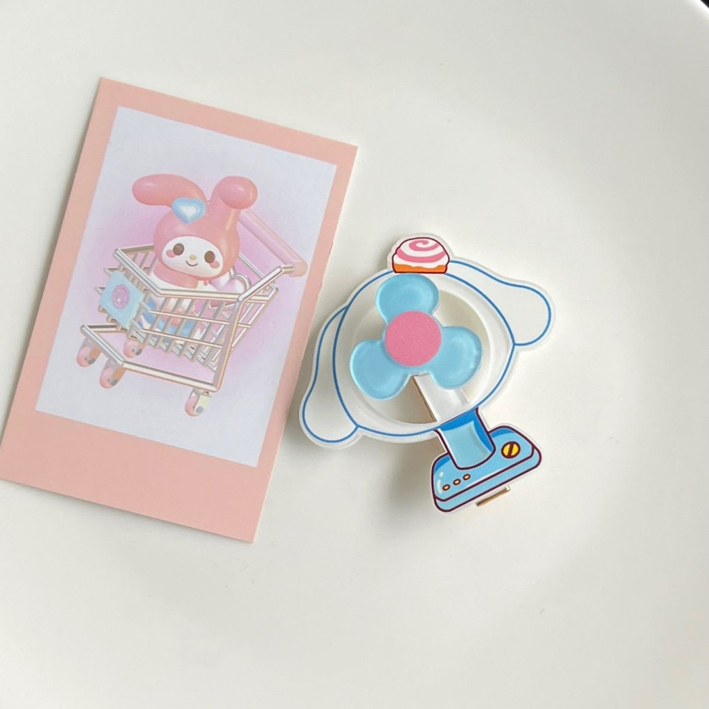 Kẹp Tóc Ba Chiều Hình Hoạt Hình Sáng Tạo Dễ Thương Có Thể Xoay Cho Học Sinh