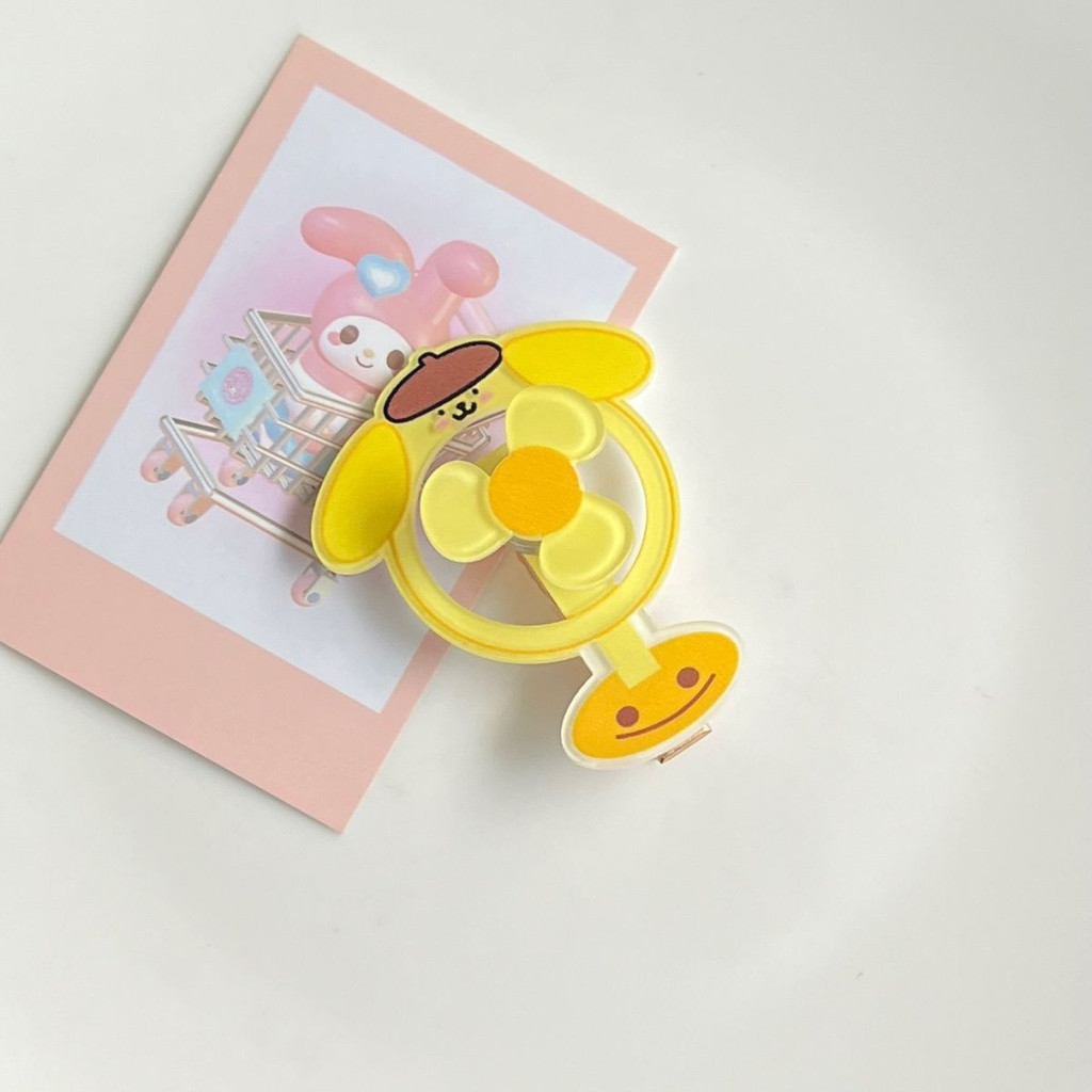 Kẹp Tóc Ba Chiều Hình Hoạt Hình Sáng Tạo Dễ Thương Có Thể Xoay Cho Học Sinh