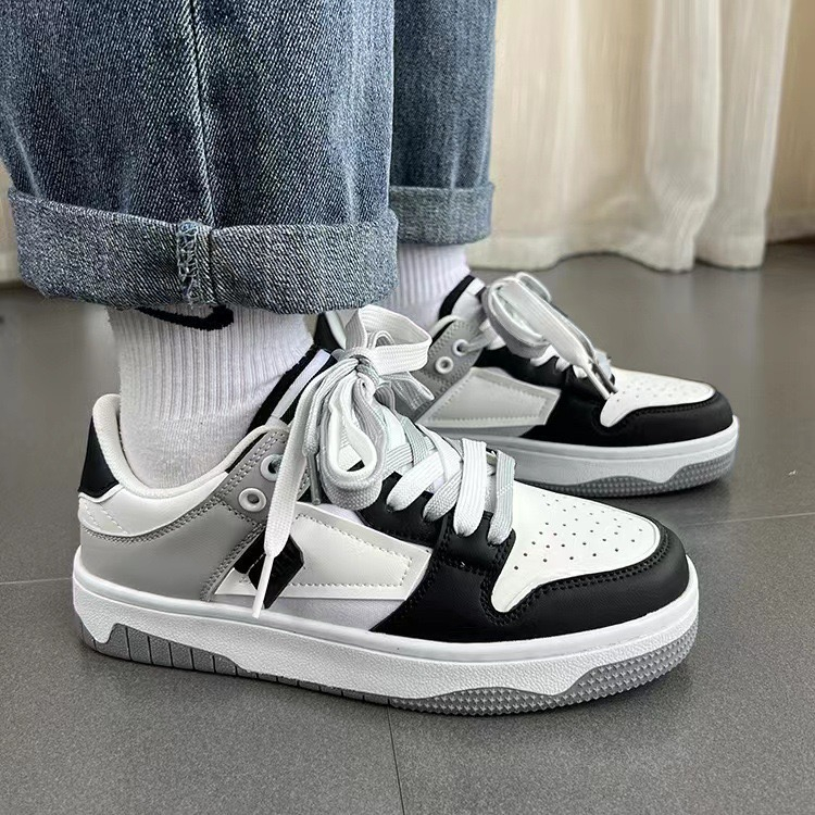 Giày Thể Thao Thoáng Khí Phối Màu Sắc Tương Phản Thời Trang Mùa Hè Cho Cặp Đôi