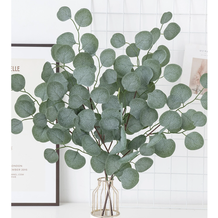 1 Quạt Bạch Đàn Nhân Tạo 65cm Trang Trí Nhà Cửa / Văn Phòng / Khách Sạn