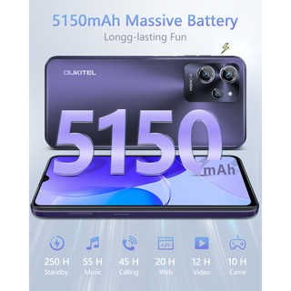 OUKITEL C32 (6.517 "13GB RAM 128GB ROM (Mở RộNg 1T) 5150mAh 20MP Camera Điện ThoạI