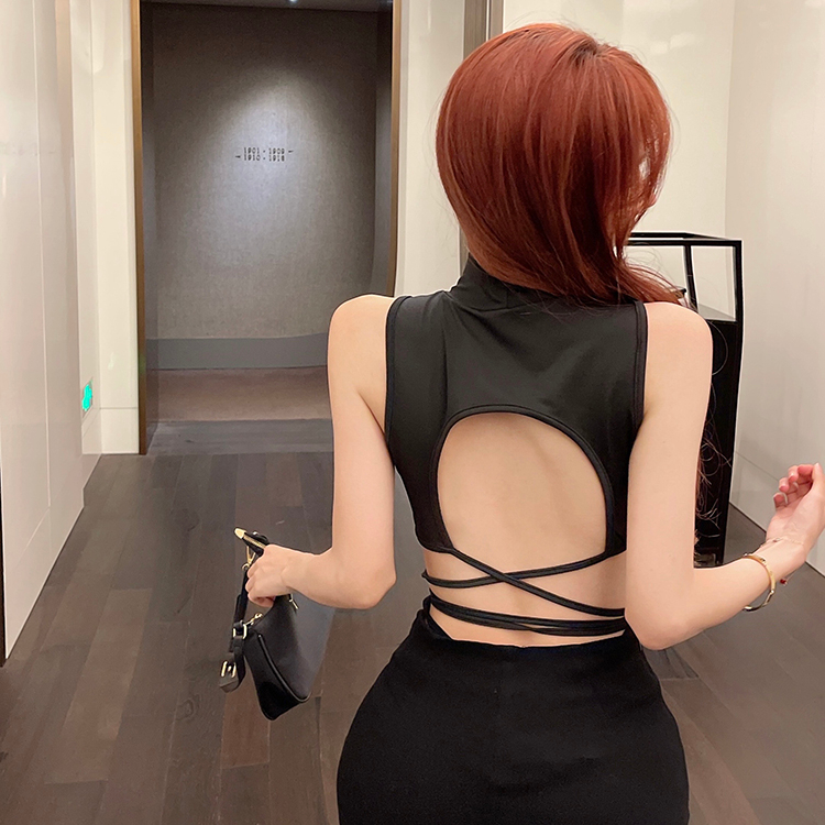 QADCOL Thiết Kế Cảm Biến Linge Thắt Lưng Sâu Mùa Hè Cho Nữ Mặc Áo Ngắn - Nash niche