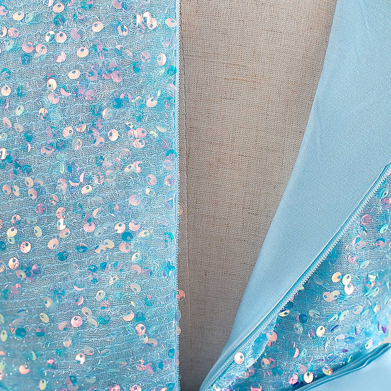 Đầm Công Chúa Phối Ren Đính Kim Sa LP-370 Thời Trang Mùa Hè Cho Bé Gái 4-14 Tuổi