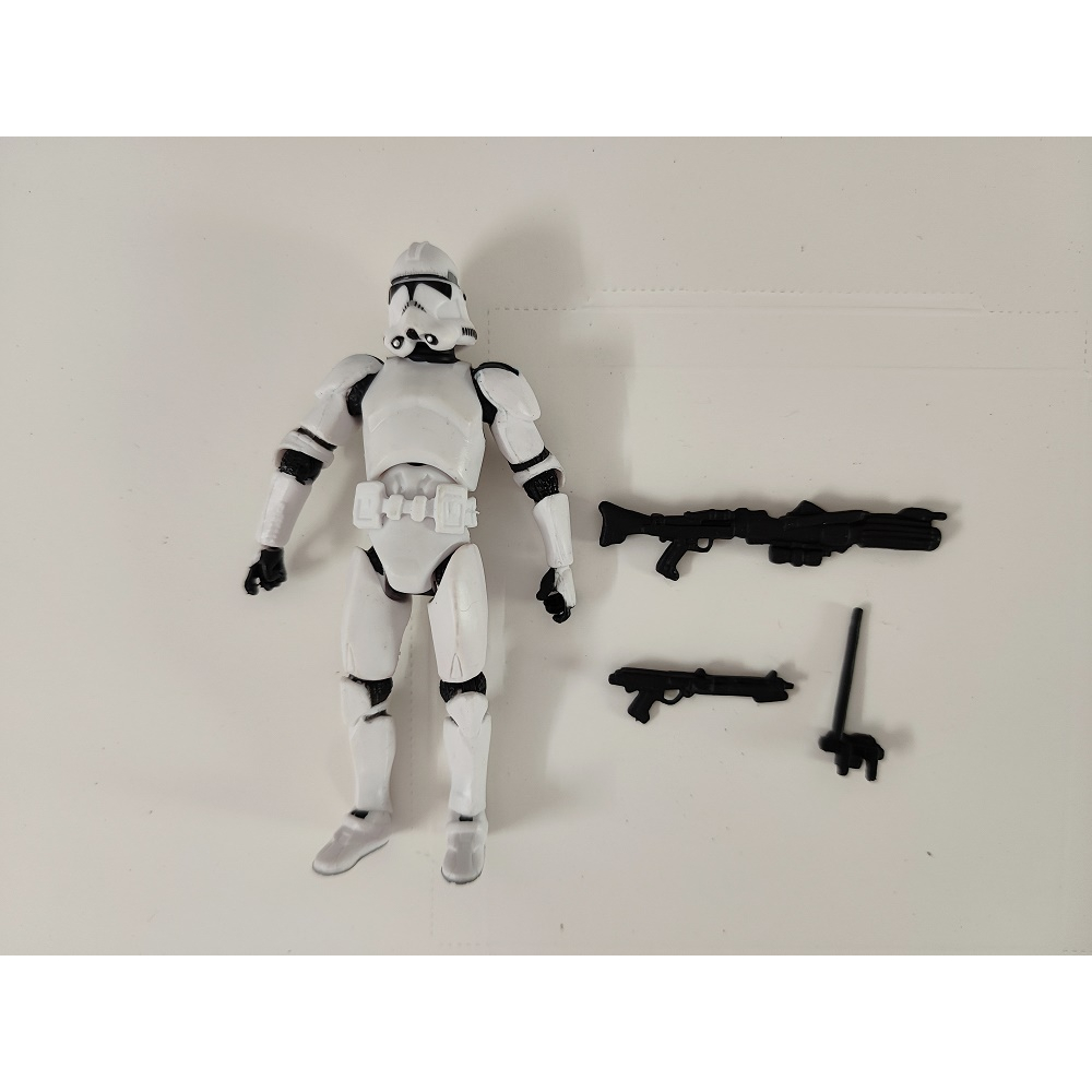Mô Hình Nhân Vật Clone Màu Trắng Trơn Kích Thước 3.75 "