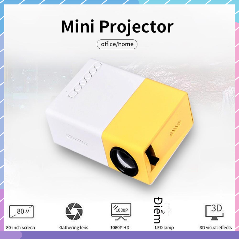 Máy ChiếU mini LED-HD 1080P ChấT LượNg Cao