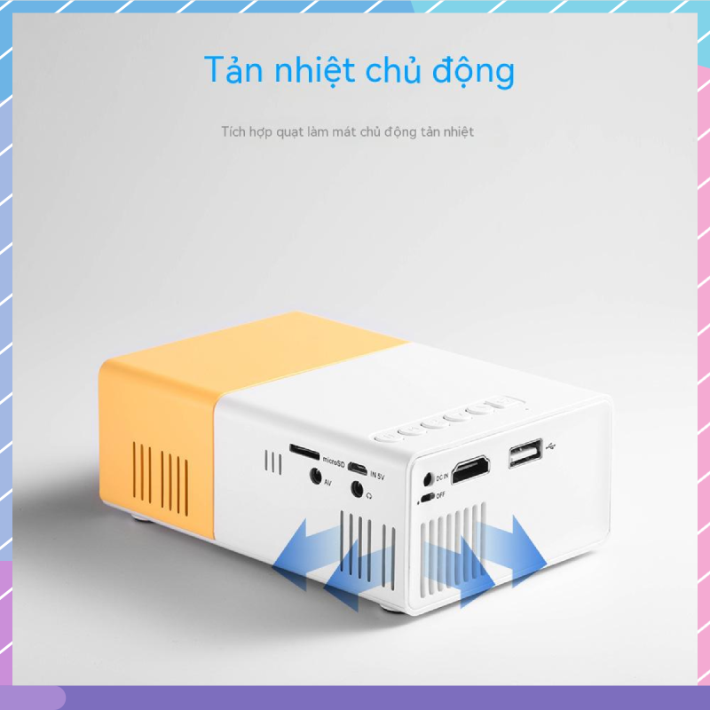 Máy ChiếU mini LED-HD 1080P ChấT LượNg Cao