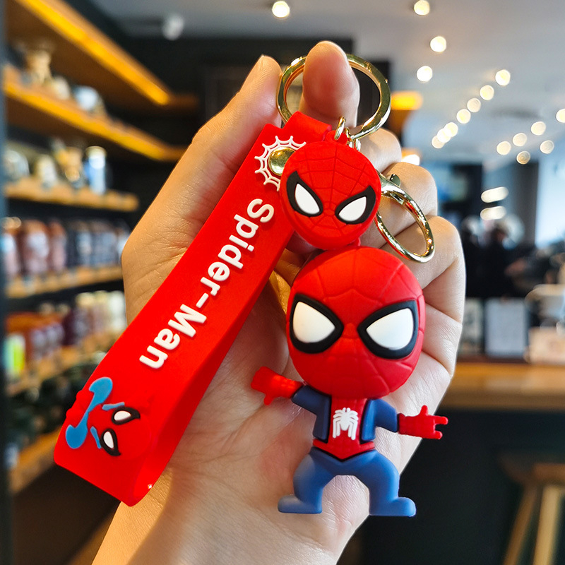 Móc Khóa Hình Người Nhện Hoạt Hình Avengers Sáng Tạo