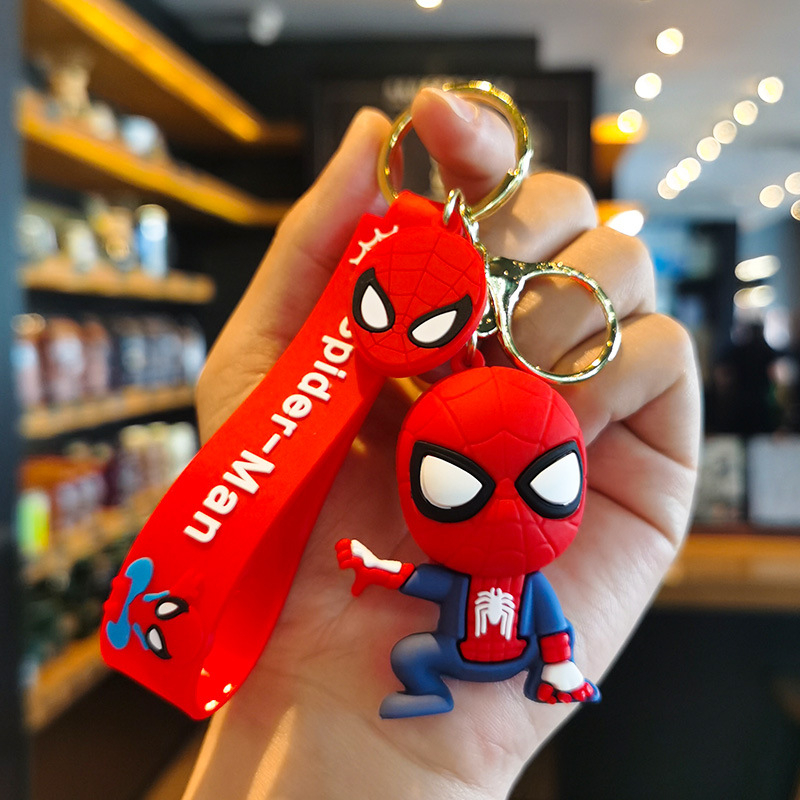 Móc Khóa Hình Người Nhện Hoạt Hình Avengers Sáng Tạo