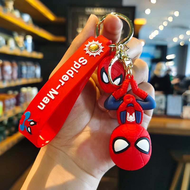 Móc Khóa Hình Người Nhện Hoạt Hình Avengers Sáng Tạo