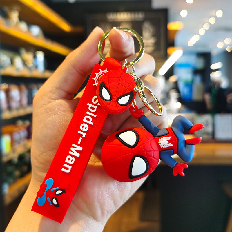 Móc Khóa Hình Người Nhện Hoạt Hình Avengers Sáng Tạo