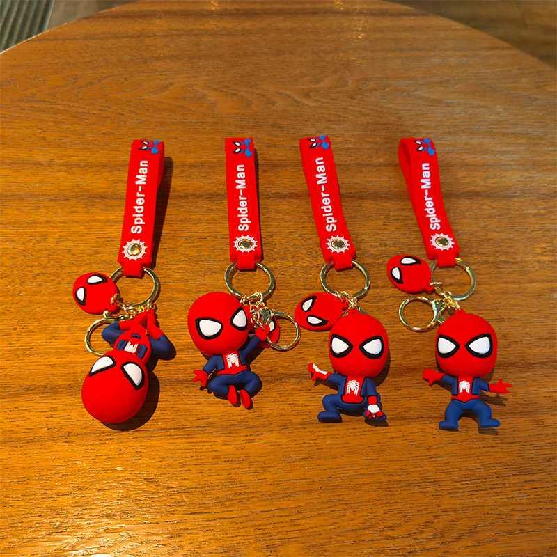 Móc Khóa Hình Người Nhện Hoạt Hình Avengers Sáng Tạo