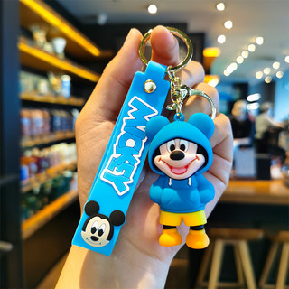 Móc khóa hình chuột mickey / minnie / gấu winnie / vịt donald dễ thương