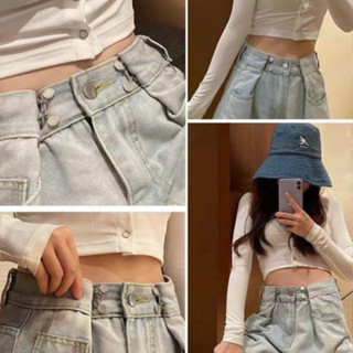 Khóa gắn thắt lưng quần điều chỉnh kích thước phong cách Hàn Quốc thời trang cho nữ