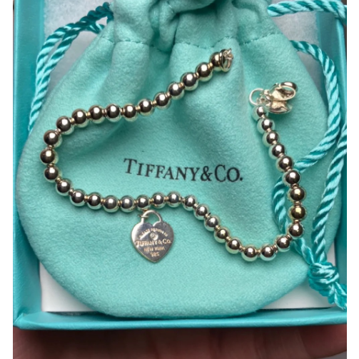 Hạt Tròn 4mm In Hình Trái Tim Phong Cách Hip Hop Dùng Làm Quà Tặng Sinh Nhật