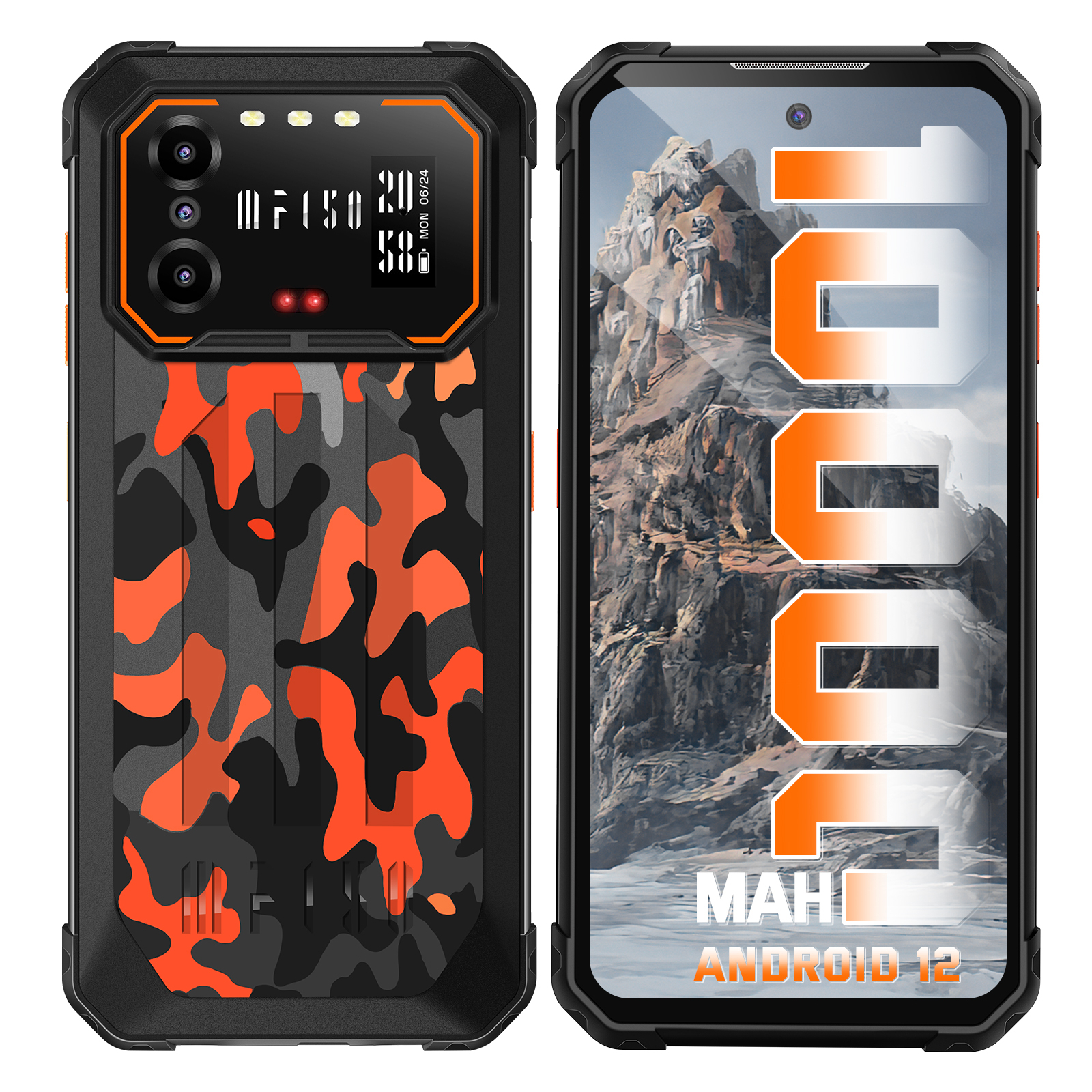 IIIF150 B1 Pro 6.5 "FHD + Màn Hình Hiển Thị 12GB + 128GB Android 12 10000Mah 48MP 20MP AF Điện Thoại Phổ Thông