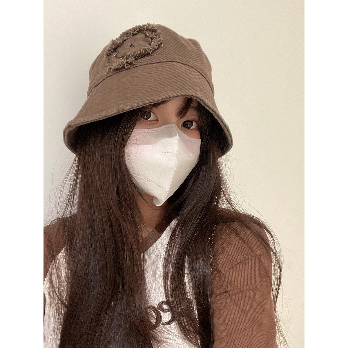 Mũ Bucket Thêu Hoa Thoáng Khí Thoải Mái Dễ Phối Đồ Thời Trang Mới Cho Nữ