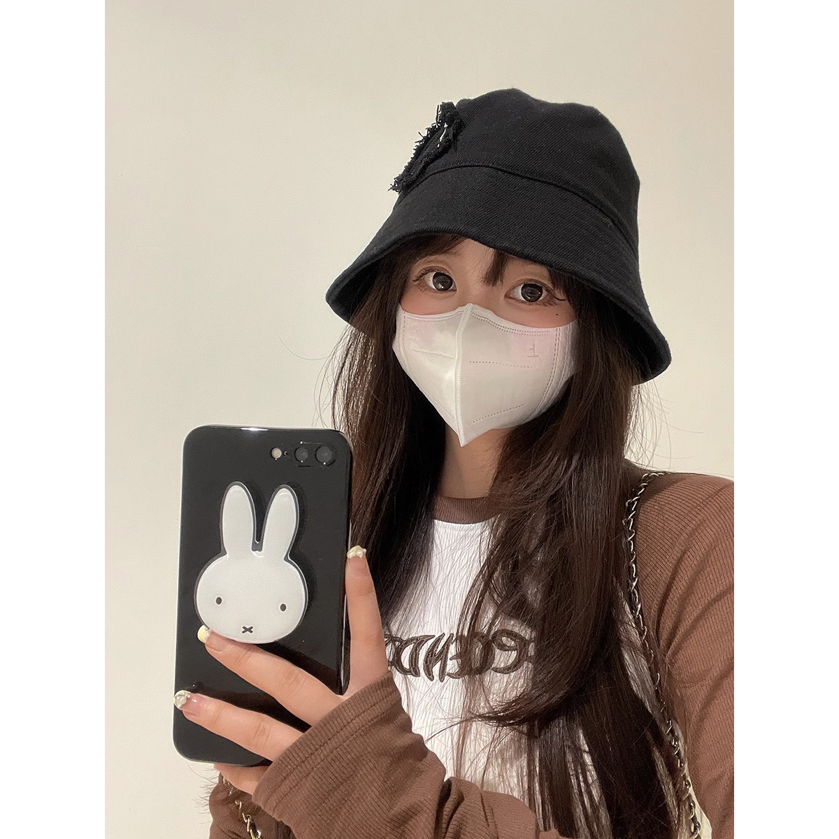 Mũ Bucket Thêu Hoa Thoáng Khí Thoải Mái Dễ Phối Đồ Thời Trang Mới Cho Nữ