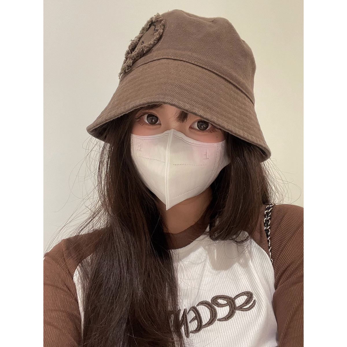 Mũ Bucket Thêu Hoa Thoáng Khí Thoải Mái Dễ Phối Đồ Thời Trang Mới Cho Nữ