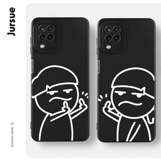Ốp lưng JURSUE cặp đôi dễ thương đẹp bựa Cho SAMSUNG A03 A12 M12 F12 A13 A32 M32 A51 M40S A515F A52 A52 4G 5G kute XYH127