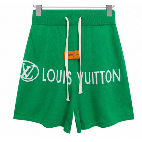 Quần Short LOUIS V cotton Thêu Họa Tiết Đơn Giản Thời Trang Mùa Hè Cho Nam Và Nữ