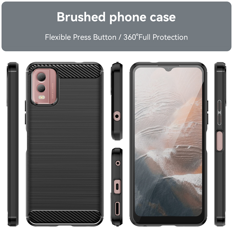 Ốp điện thoại TPU Mềm Sợi Carbon Cho Nokia C32 C 32