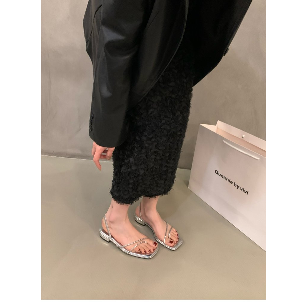 Giày Sandal Đế Bằng Thời Trang Dành Cho Nữ