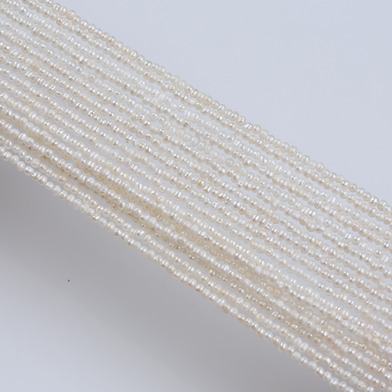 Chuỗi Hạt Ngọc Trai Giả Tự Nhiên 2 / 4 / 6 / 8mm Dùng Làm Trang Sức