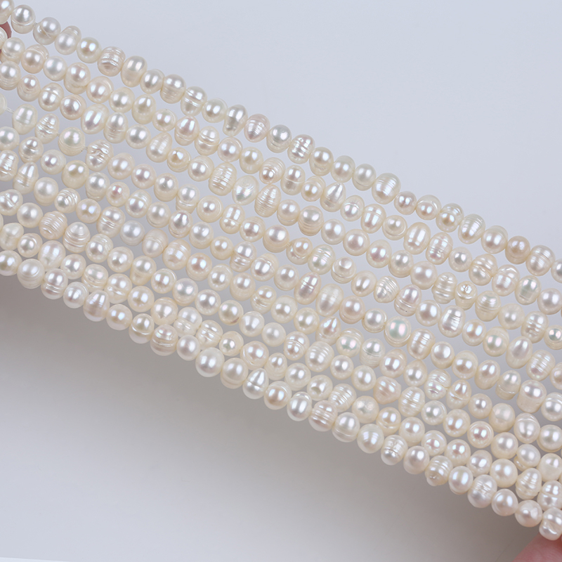 Chuỗi Hạt Ngọc Trai Giả Tự Nhiên 2 / 4 / 6 / 8mm Dùng Làm Trang Sức