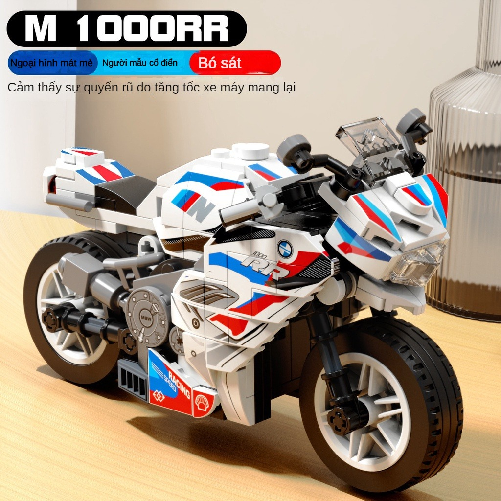 Mô Hình Lego Lắp Ráp Xe Mô Tô BMW m1000rr Thích Hợp Làm Quà Tặng Sinh Nhật Cho Bé Trai