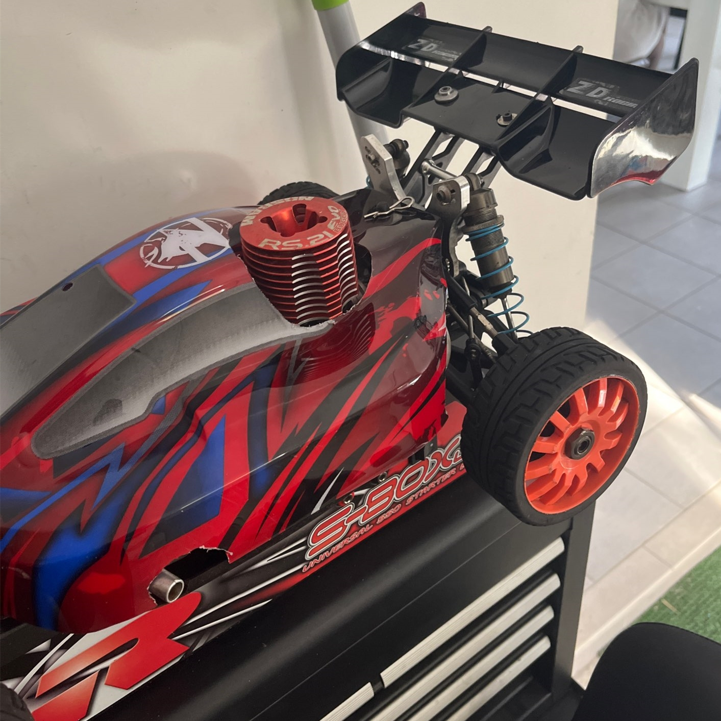 Cánh Gió Đuôi Xe Hơi Địa Hình Điều Khiển Từ Xa HSP 94166 94107 Kyosho Tỉ Lệ 1 / 8