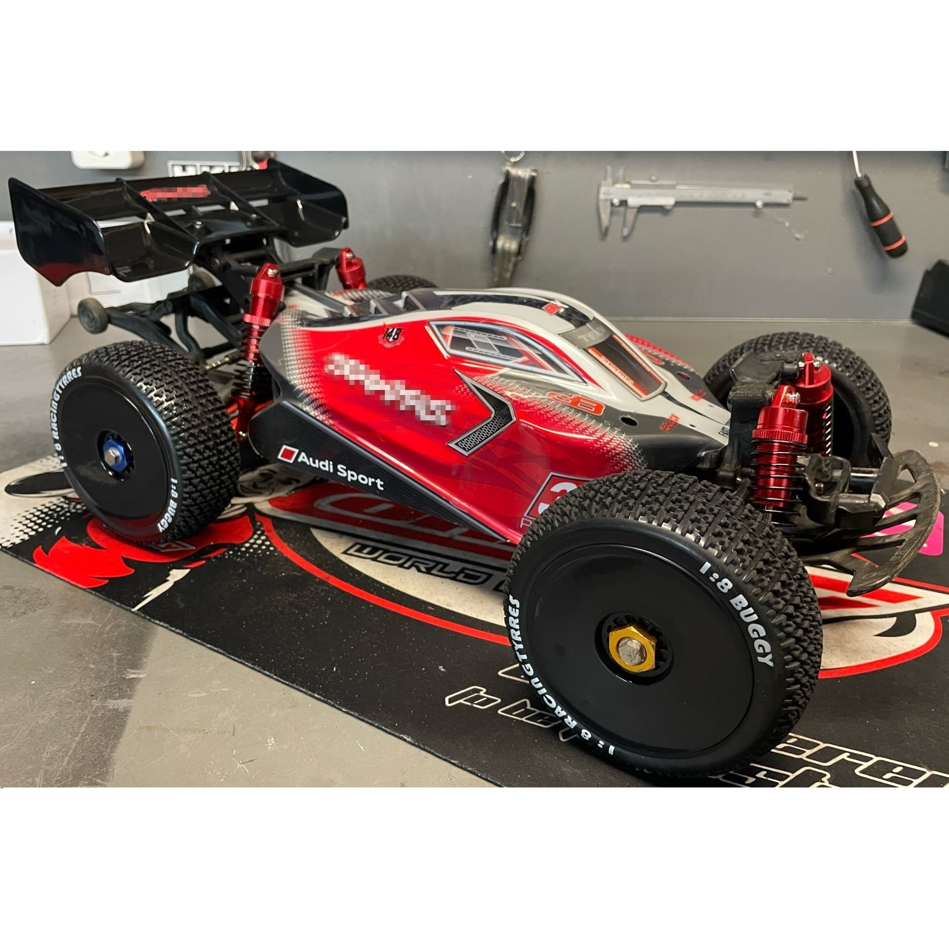 Cánh Gió Đuôi Xe Hơi Địa Hình Điều Khiển Từ Xa HSP 94166 94107 Kyosho Tỉ Lệ 1 / 8