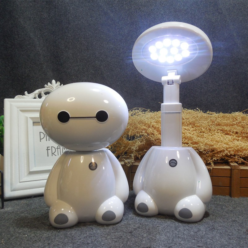 Đèn LED Để Bàn Bảo Vệ Mắt Chống Cận Thị Họa Tiết Hoạt Hình Có Thể Gấp Gọn Và Sạc Lại Được