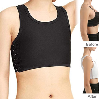 Áo Ngực Dạng Nén Cao Cấp Cỡ Lớn G5 Plus Size Lesbian Tomboy Có Móc Kéo Qua Ngực Cho Nam Và Nữ