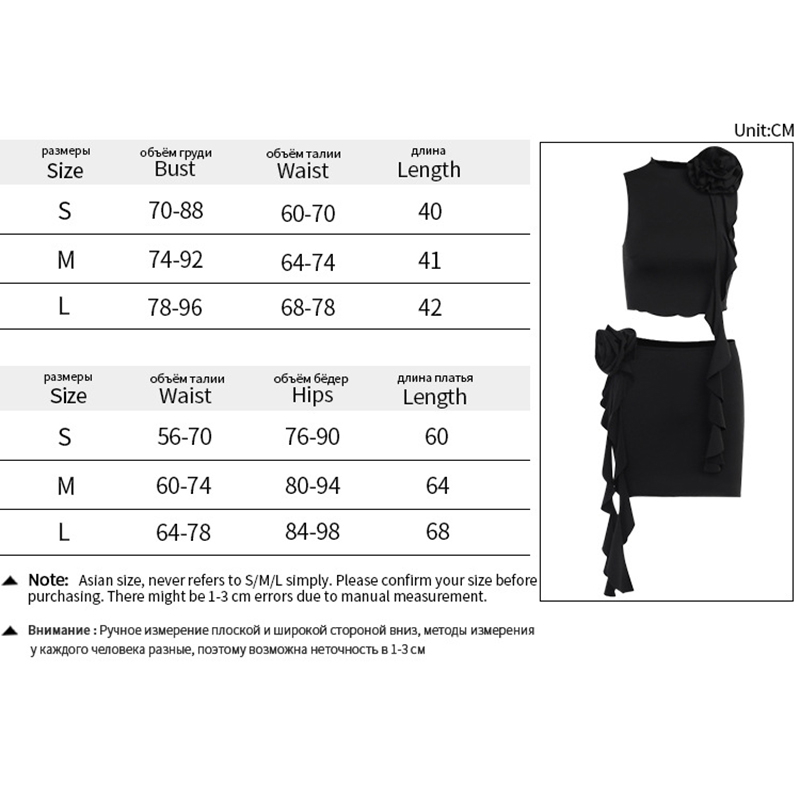 Bộ Áo Tank Top Hai Mảnh Họa Tiết Hoa 3D + Chân Váy Lưng Cao Ôm Dáng Phong Cách Mỹ Dành Cho Nữ