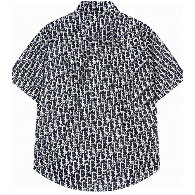 Áo Sơ Mi Dior Tay Ngắn Chất Liệu cotton In Họa Tiết Thời Trang Mùa Hè Cho Nam Và Nữ