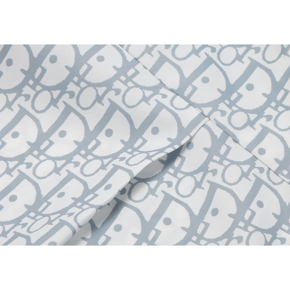 Áo Sơ Mi Dior Tay Ngắn Chất Liệu cotton In Họa Tiết Thời Trang Mùa Hè Cho Nam Và Nữ