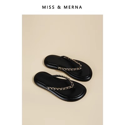 Giày Sandal Đế Bằng Đính Ngọc Trai Thời Trang Mùa Hè 2023 Phong Cách Mới Cho Nữ