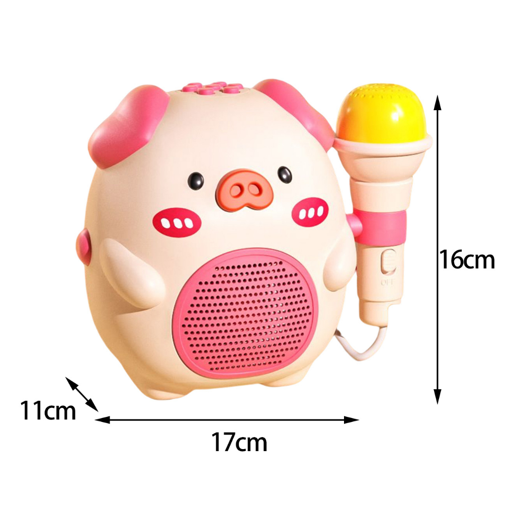 Đồ chơi loa bluetooth LAHOMIA kèm 1/2 mic hát karaoke cho bé bé thỏa sức thể hiện đam mê ca hát