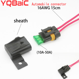 Đế cầu chì chống nước, ô tô - xe máy (tặng kèm cầu chì 1A-40A)