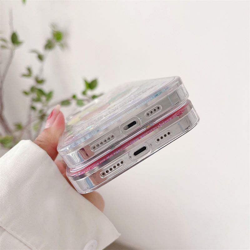 Ốp lưng gemini phone case kiki lala mobile shock-resistant glitter phone case thích hợp cho iphone 14 13 11 12 pro max