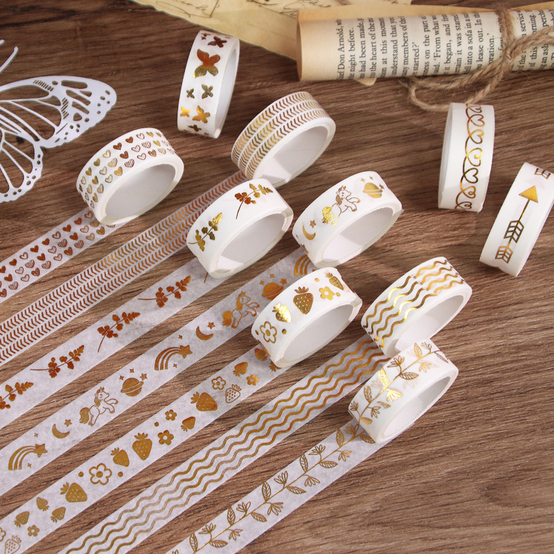 1 Cuộn Băng Keo Washi In Hình Thiên Thần Dùng Trang Trí DIY