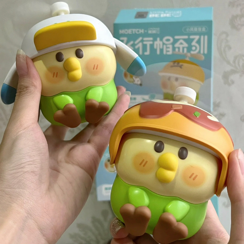 Mô Hình Búp Bê Vẹt Nhỏ Bebe Flight Series Trang Trí Hộp Quạt Nhỏ