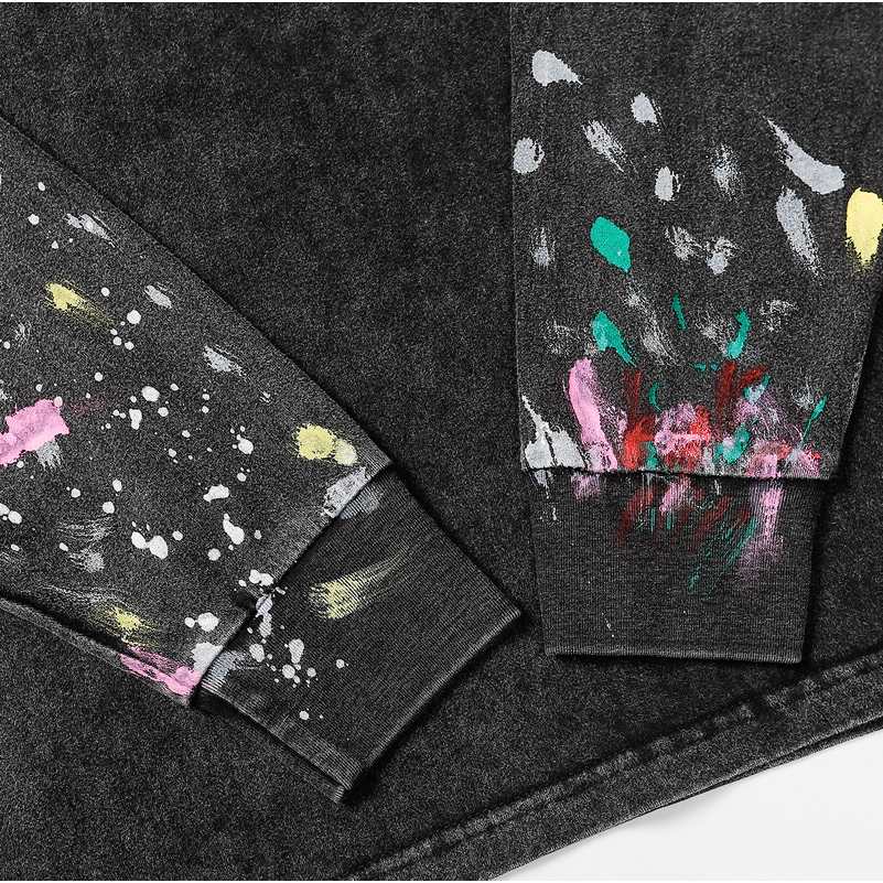 Gallery DEPT Áo hoodie Cổ Thuyền In Hình Thời Trang Cổ Điển unisex