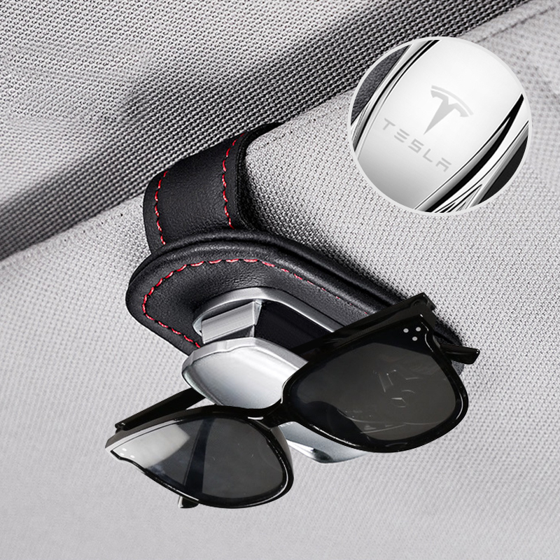 Kẹp Cố Định Kính Mát / Thẻ Xe Hơi Tesla Model 3 X S 1 Cái Kiểu Dáng Hợp Thời Trang