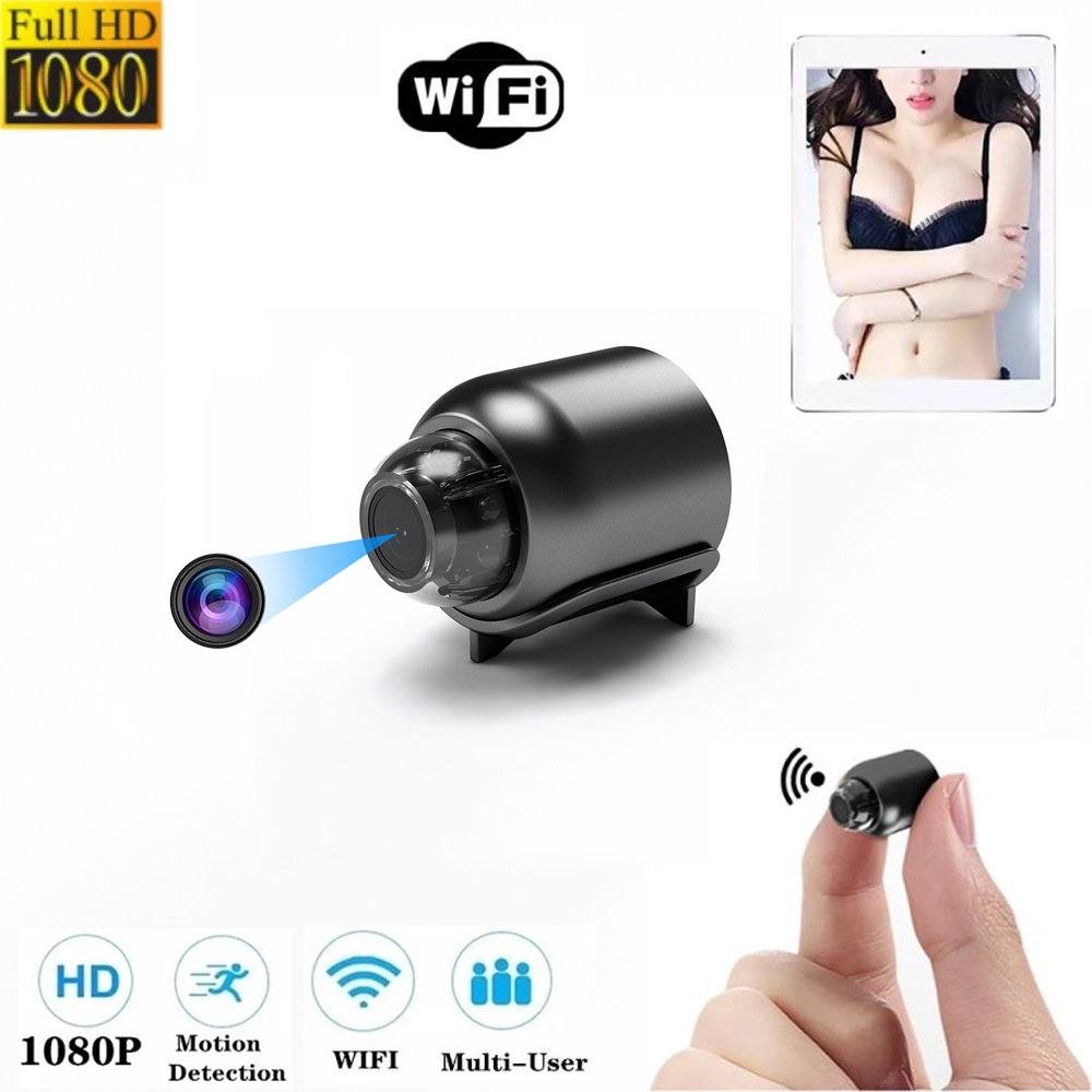 Camera An Ninh Mini Không Dây 1080P Kết Nối WiFi, Hỗ Trợ Tầm Nhìn Ban Đêm