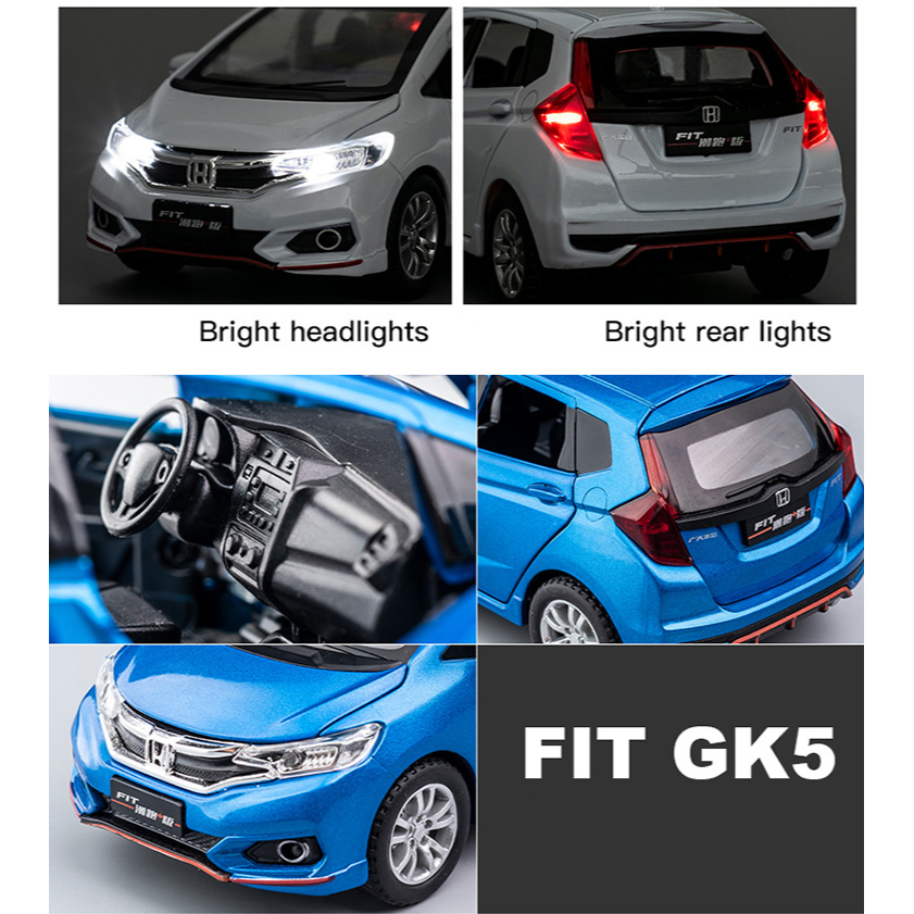 Mô Hình Xe Ô Tô Honda FIT GK5 Tỉ Lệ 1: 32 Cao Cấp
